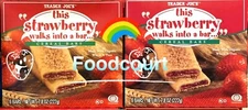 2 Packs Trader Joe's This Strawberry Walks Into A Bar Cereal Bars 7.8 oz Each 