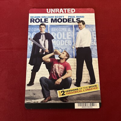Blockbuster Movie Backer Card Mini Poster Art 5.5  x 8  Role Models - Paul Rudd