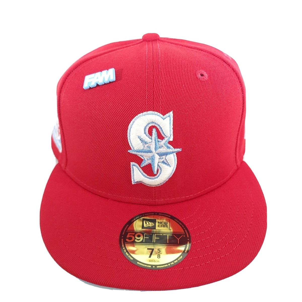 限定 NEW ERA 59FIFTY SEATLE MARINERS 7 5/8 New Era 59Fifty Seattle Mariners Gold Cooperstown Collection Patch