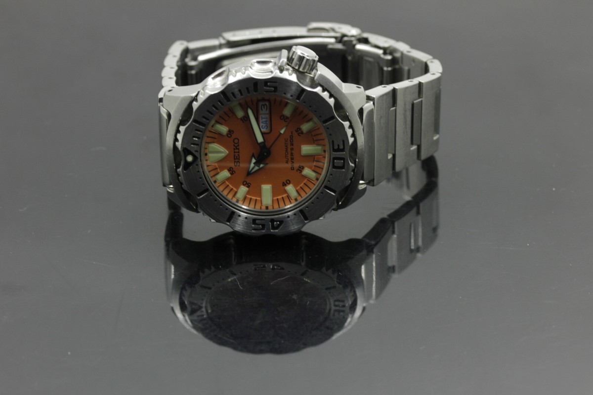 SEIKO 7S26-0350 SKX781 Orange Monster Men's Automatic Watch SEIKO 7S26-0350 SKX781 Orange Monster Men's Automatic Watch