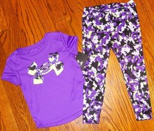 UNDER ARMOUR AUTHENTIC TODDLERS GIRLS ORIGINAL BRAND NEW 2Pc SET Size 2T, NWT