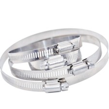 Adjustable 304 Stainless Steel Duct Clamps Hose Clamp Worm Drive Hose Clamps