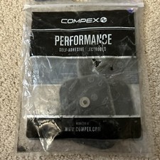 Compex Performance Self Adhesive Electrodes SEALED PACK OF 2  x2  Square Qty 4