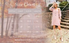 Saodimallsu Womens Oversized Sweater Dress, Light Khaki, S