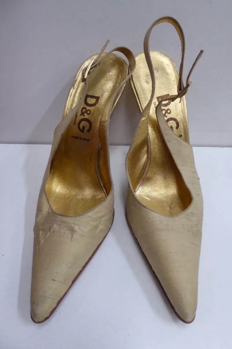 D&g hotsell gold shoes