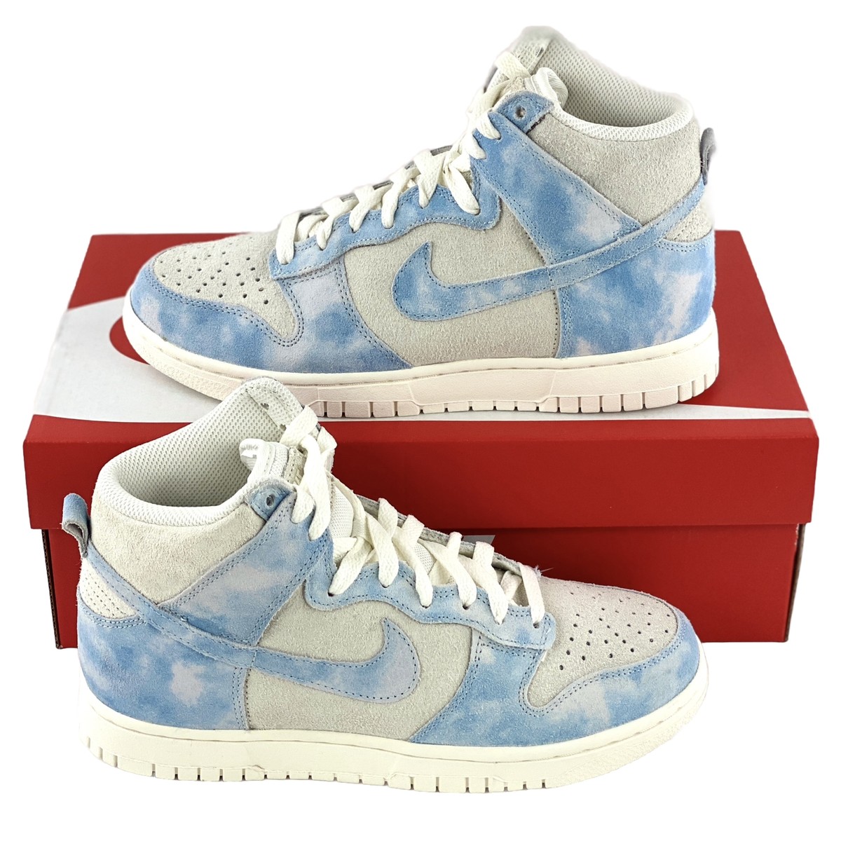 Nike Dunk High SE Clouds Women's Sneakers Shoes Blue White