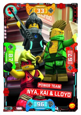 Lloyd Lego Ninjago Kai Season 30 Power Team Nya, Kai Lloyd Helden