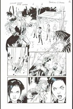 OSCAR BAZALDUA 2016 SUICIDE SQUAD INK ART-CAPT. BOOMERANG, BREAKER-#2, P. 2!