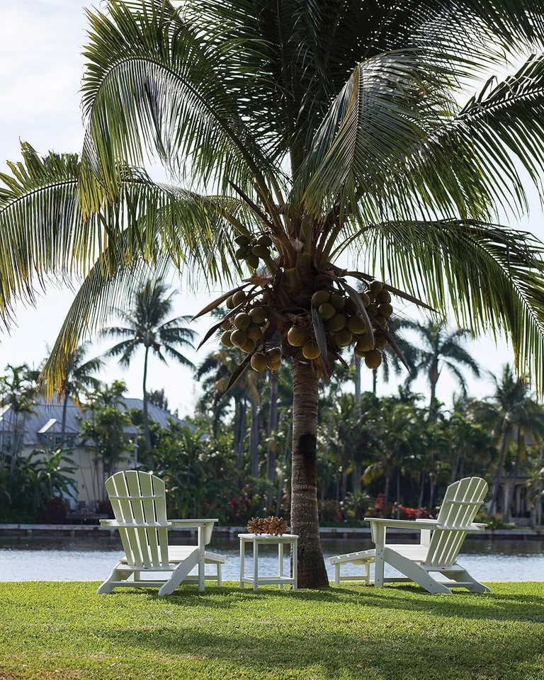 Mesa auxiliar exterior POLYWOOD SBT18WH South Beach 18", blanca 18", Foto 2 de 4