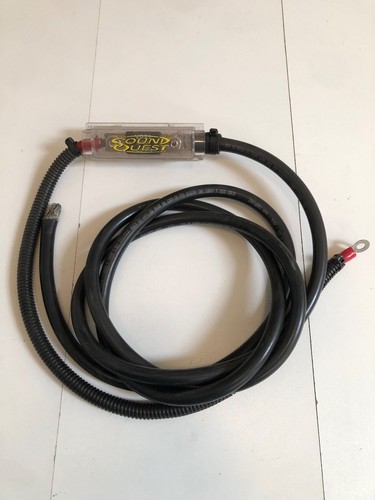 Almo Wire Sound Quest 150A Fuse 1 Gauge Amplifier Cable Car Audio Amp 10 Feet