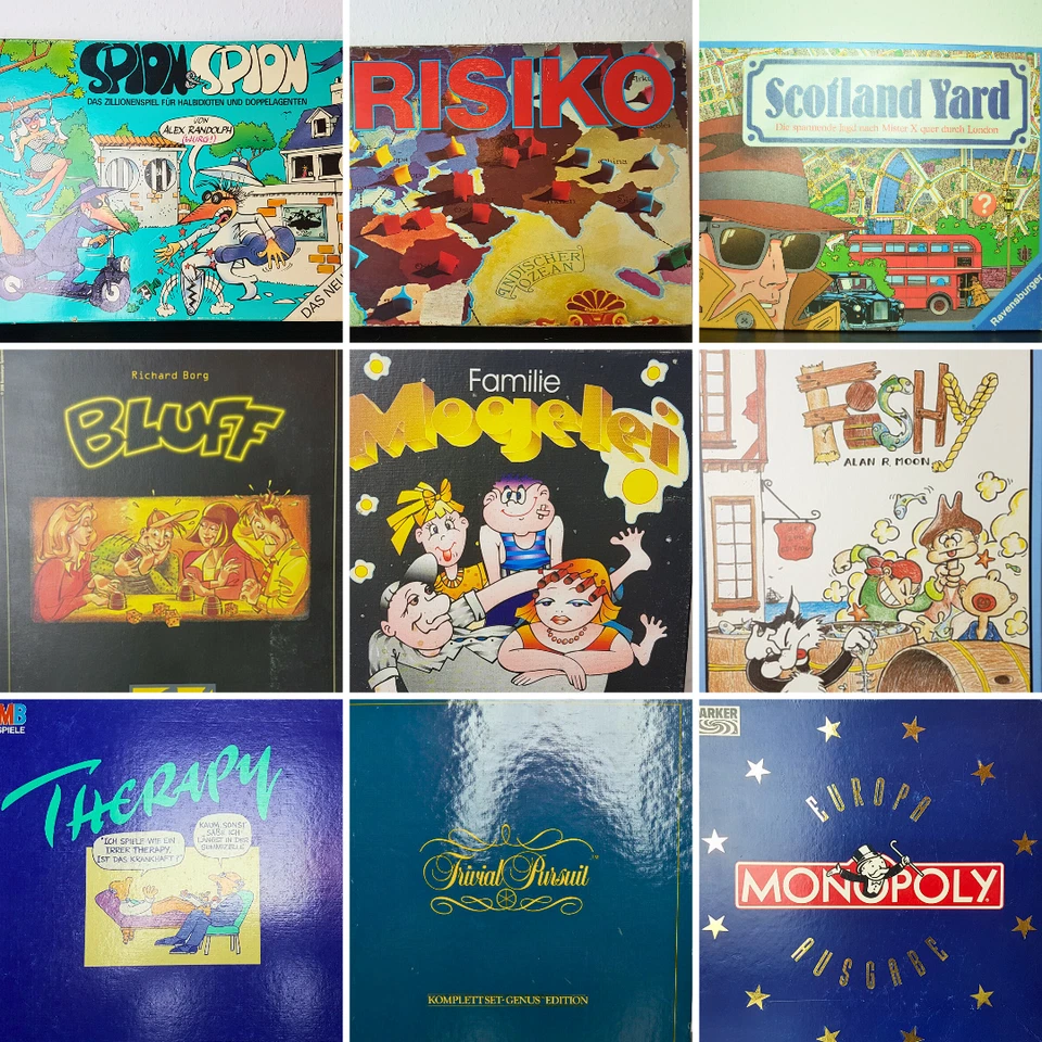 Gesellschaftsspiele & Brettspiel Klassiker bis 1999 gebraucht komplett Auswahl - Bild 1 von 1