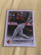 NJR#6  2022 Topps Series 1 Base Pedro Severino Orioles