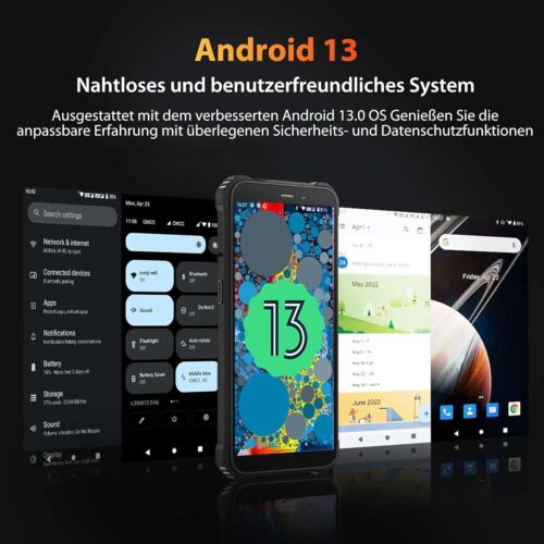 OUKITEL WP32 Outdoor Handy Ohne Vertrag 12GB+128GB/1TB Outdoor Smartphone NFC - Bild 4 von 14