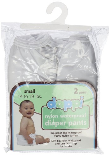 Dappi frühe Stoffwindel NYLON wasserdichte Babyhose 2er Pack NB-XL wiederverwendbar waschbar - Bild 2 von 9