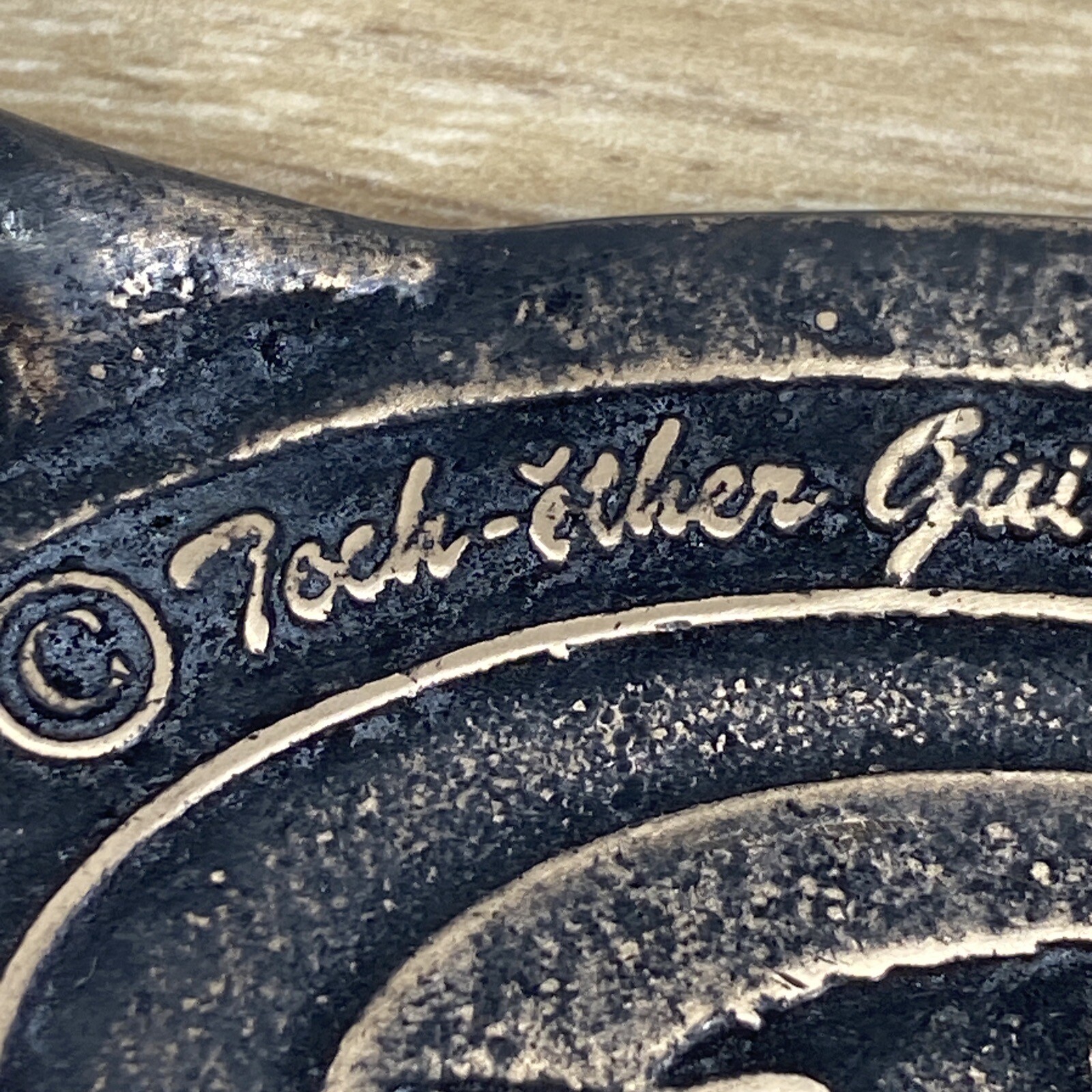 Vintage Tech Ether Guild BALD EAGLE Solid Brass B… - image 6