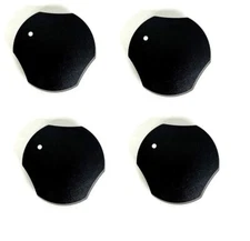 4 Pack Cooktop Knob Part For Jenn-Air & Whirlpool Maytag CVE3401B JED8430ADB