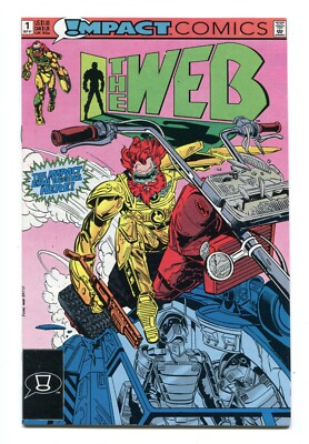 THE WEB #1 - DC 1ST APPEARANCE OF THE NEW WEB - UNREAD NM/M COPY - 1991