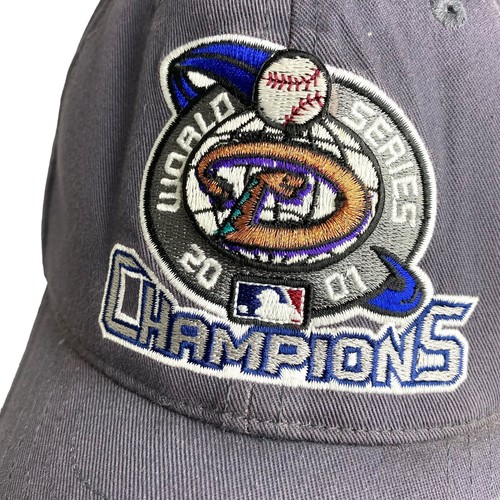 Arizona Diamondbacks Cap MLB 2001 World Series Champions New Era Strapback Hat - Picture 2 of 9