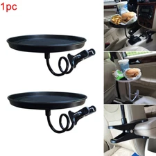 Car Tray Holder Multi-Functional Food Drink Beverage Table Cup Holder Black