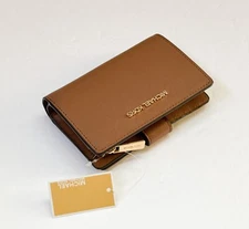 MICHAEL KORS JET SET TRAVEL MEDIUM BIFOLD ZIPPER COIN WALLET