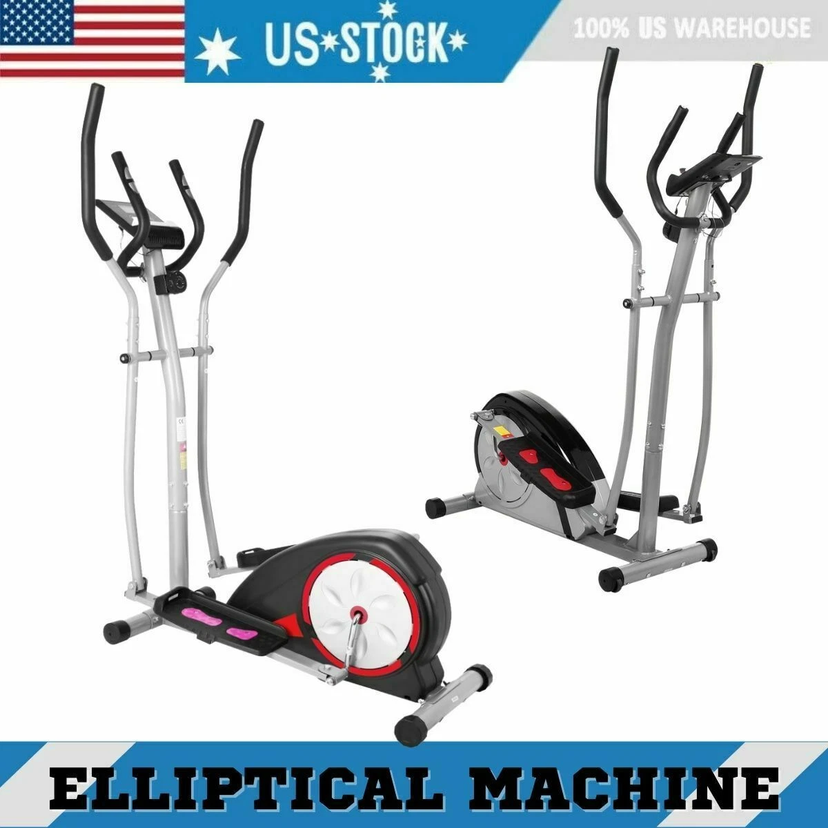 Magnetic Elliptical 8 Levels Resistance Exercise Training Machine Cardio m 06