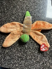 Glow 2000 Ty Beanie Babies 6in Lightening Bug Insect 3up Boys Girls 4283