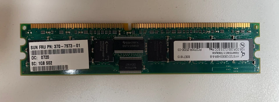 Qty 7 Samsung Sun Oracle 1GB Server Memory - Image 4 of 4