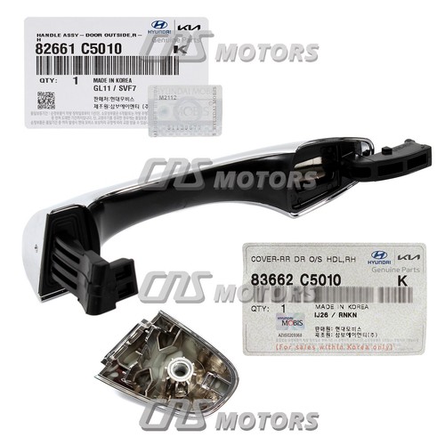 GENUINE Rear Outside Door Handle & Cover RIGHT for 16-20 Kia Sorento 82661C5010 - Picture 3 of 8