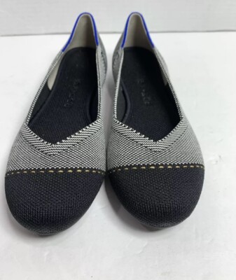 Rothy s The Loafer Grey Mist Captoe Women s Size 7
