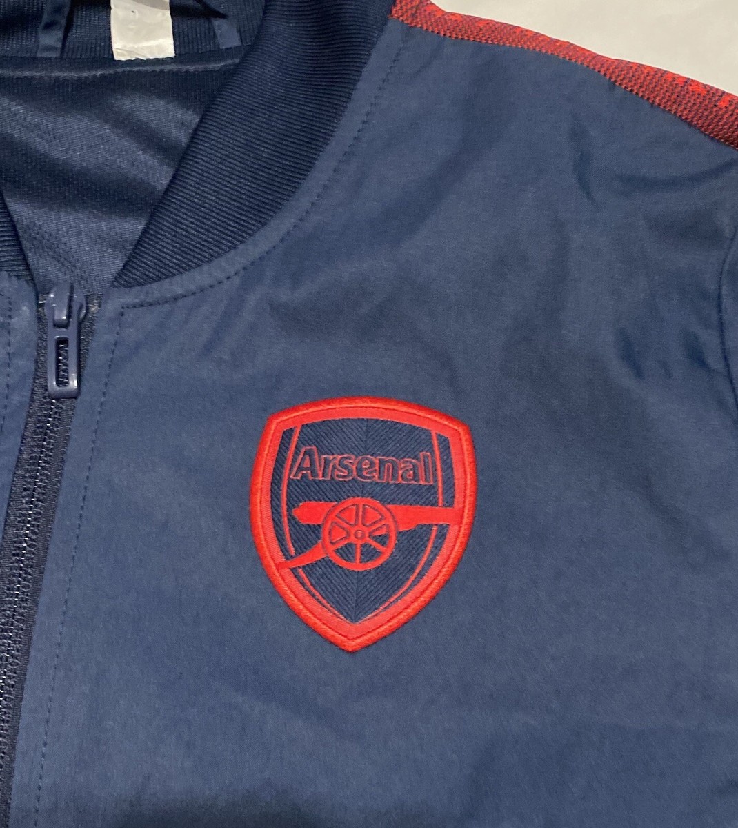 Adidas Arsenal FC Anthem Fullzip Jacket Blue EH5607 Youth Sz
