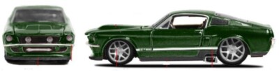 Ford Mustang GT 1967 Grün von BBURAGO Maßstab 1:64