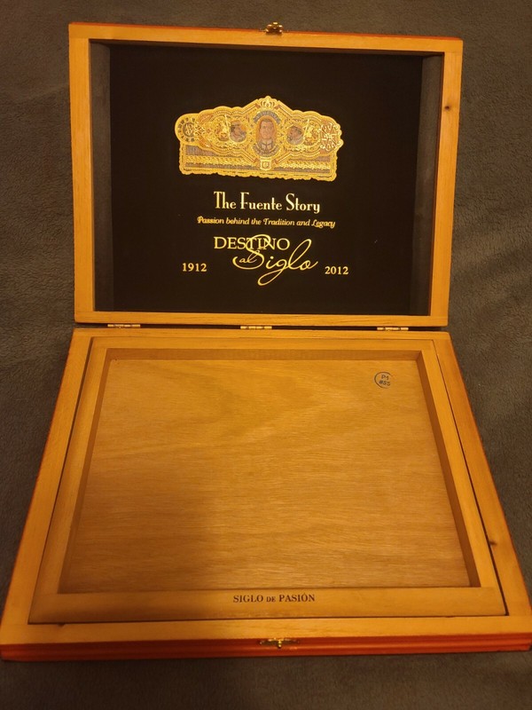 Arturo Fuente Destino Al Siglo Opus X Empty Wooden Cigar Box Opusx De Pasion 