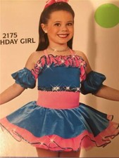 DANCE COSTUME JAZZ TAP SKATE TUTU ART STONE BIRTHDAY GIRL