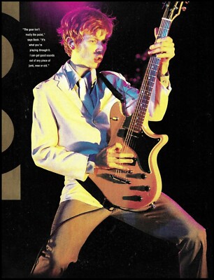 Beck Hansen onstage with Schecter Tempest T1 Guitar 8 x 11 pin-up photo print