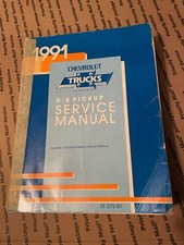 1991 Chevy Chevrolet C-K Pickup Truck Shop Service Factory Manual ST 375-91