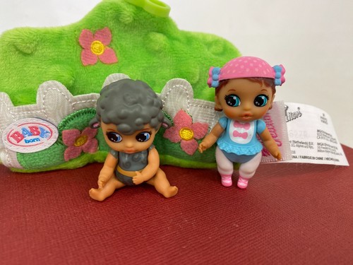 Zapf Creation ❤ Baby Born Surprise ❤ Mini Babies S4 Bo Peep Triplets - 5cm Dolls - Picture 4 of 8