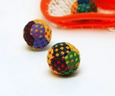 Fun Gripper Lacrosse -Practice Training Balls Soft W/No-Rebound (1) Set of (2)