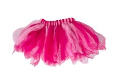 Tutu Skirt Fuchsia Pink Combo Color One Size