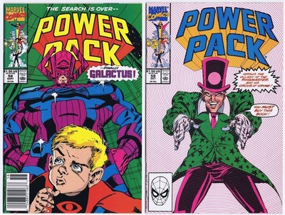POWER PACK # 58, 59 US Comics 1991 SUPER HI-GRADE