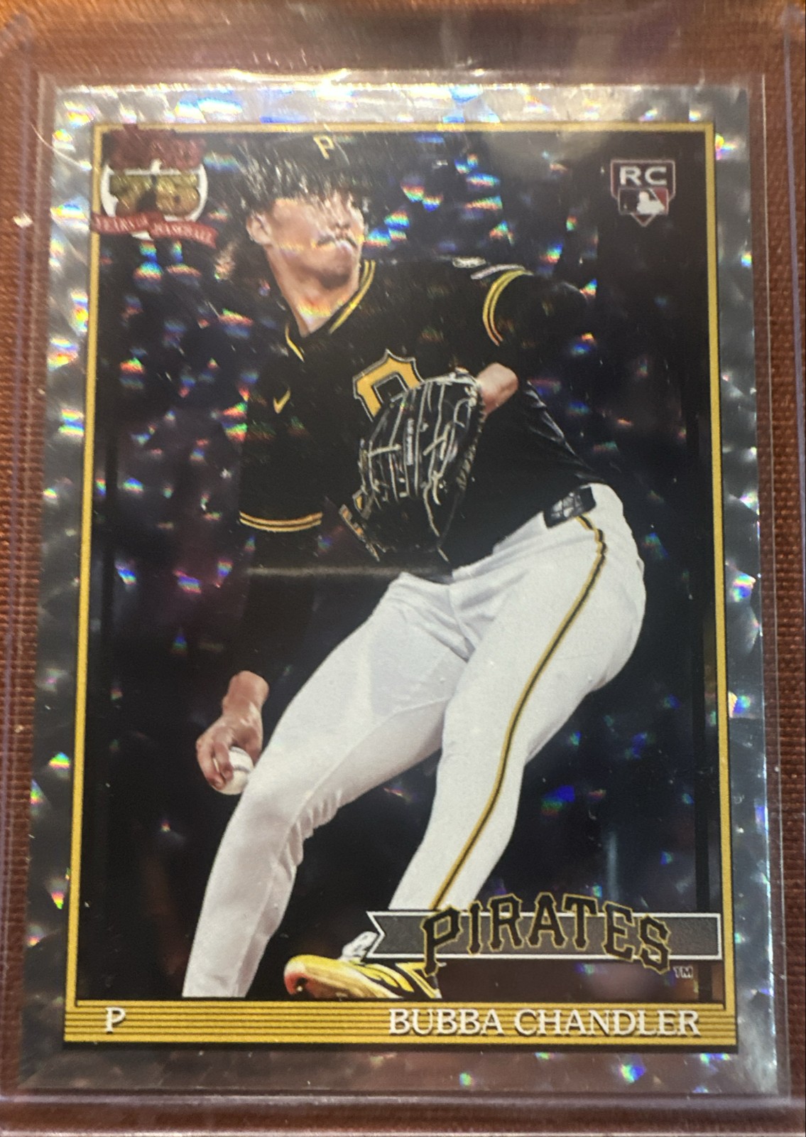 2026 Topps Series 1 - Bubba Chandler #283 Silver Crackle Foil (RC)