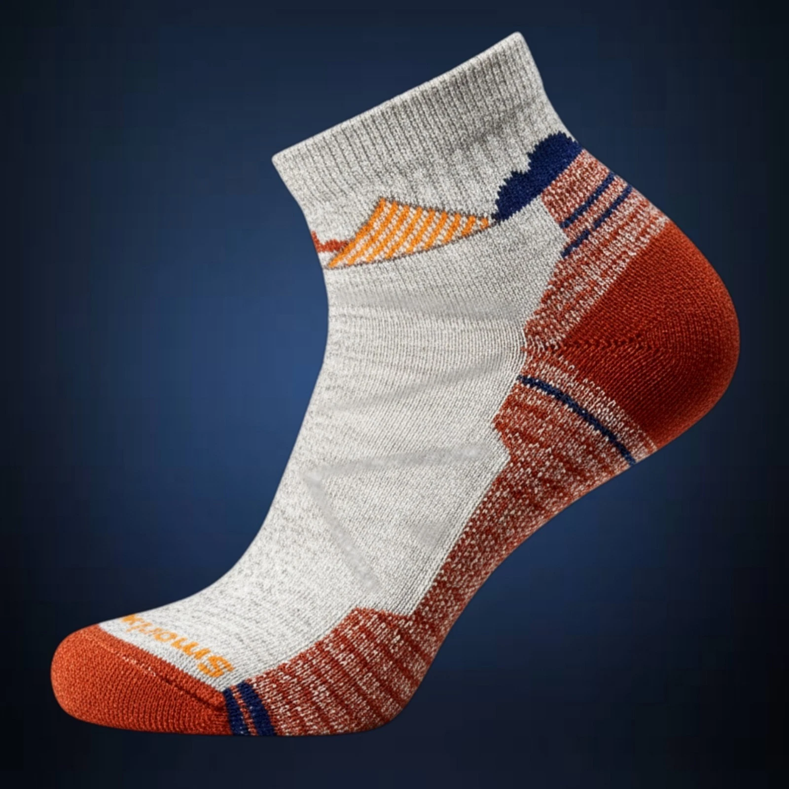 Smartwool Hike Ankle Light Cushion Mountain Design Merino Wool Women's Large