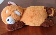 Red Panda Plush With Ringed Tail By Duoai 14" Laying Sleeping