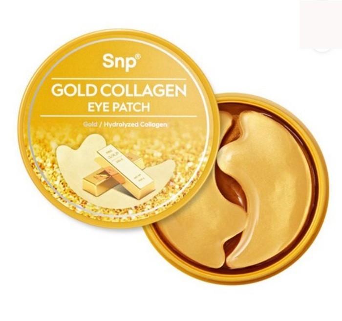 Korean SNP Gold Collagen Eye Patch 60ea Gold Hydrolyzed Collagen