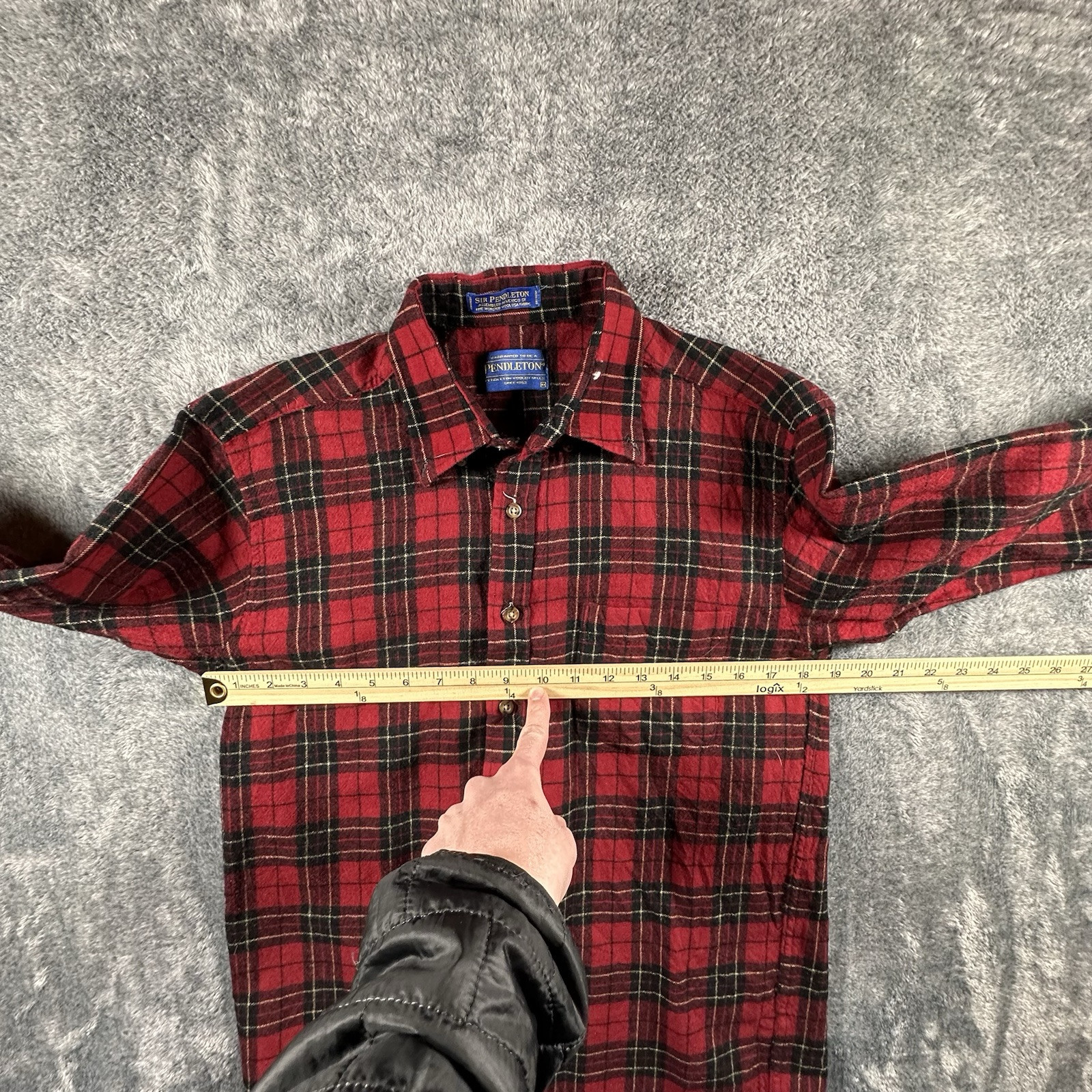 Pendleton Sir Pendleton Shirt Mens Medium Red 100… - image 6