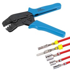 Crimping Tool Wire Terminal Ratcheting For 3.96-6.3mm Spade Connectors