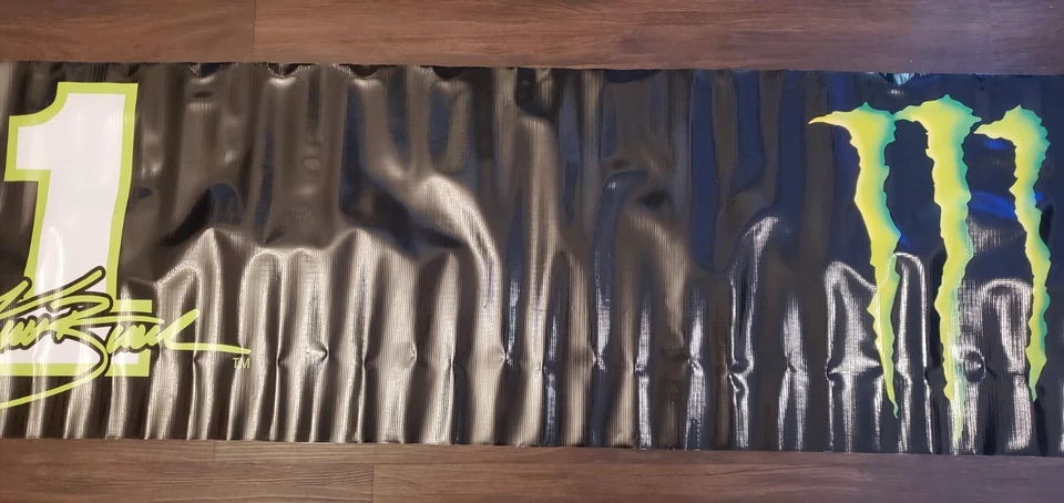 Kurt Busch #1 Monster Energy Chip Ganassi Racing Chevrolet Pit Wall Banner - Image 3 of 4