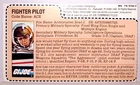 1983 GI Joe ACE CRAFT BACK MAIL AWAY FILE CARD. EXCELLENT CONDITION!