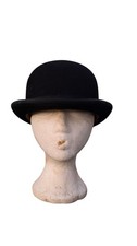 Christys London Black Bowler Hat Hunting Horse Riding Style