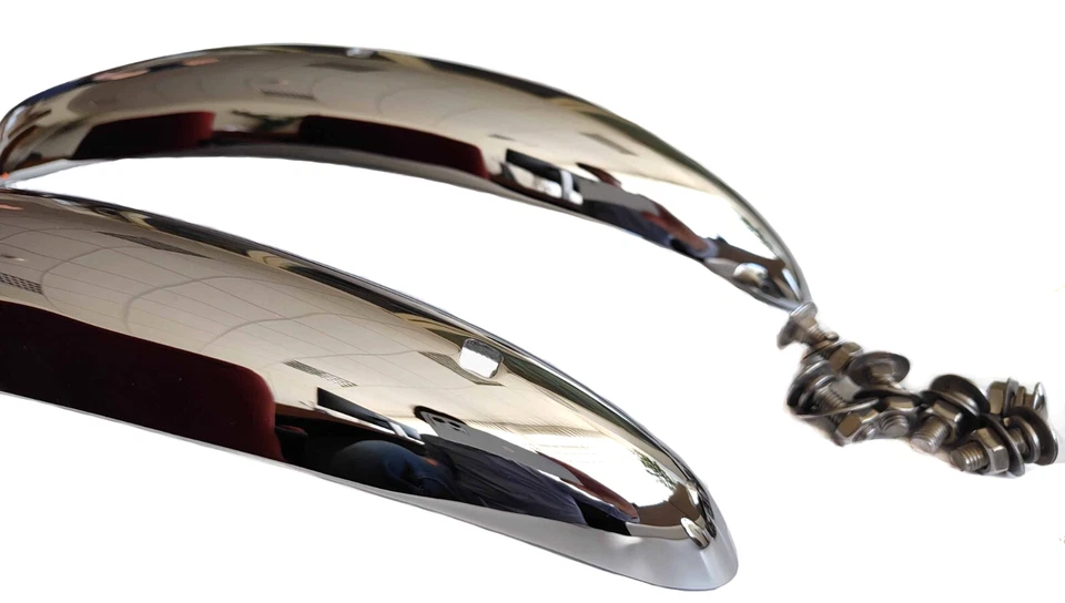 Juego parachoques cromado Mercedes-Benz W136 (170V, 170Va, 170Da)- NUEVO Foto 4 de 4