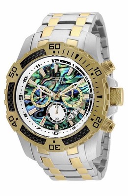Invicta Pro Diver SCUBA Men's Watch w/ Abalone Dial, Carbon Fiber | 51mm | 25093